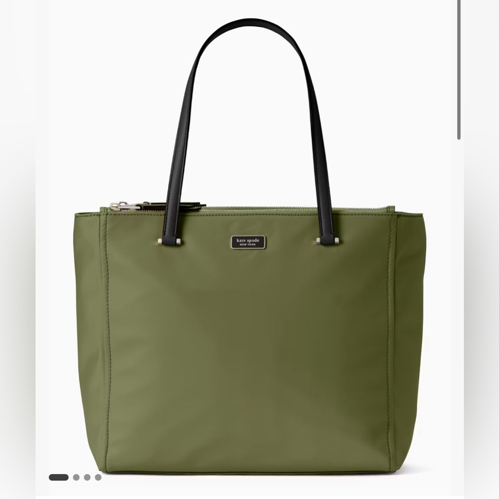 NWT Kate Spade Nylon Dawn Tote in Sapling Green